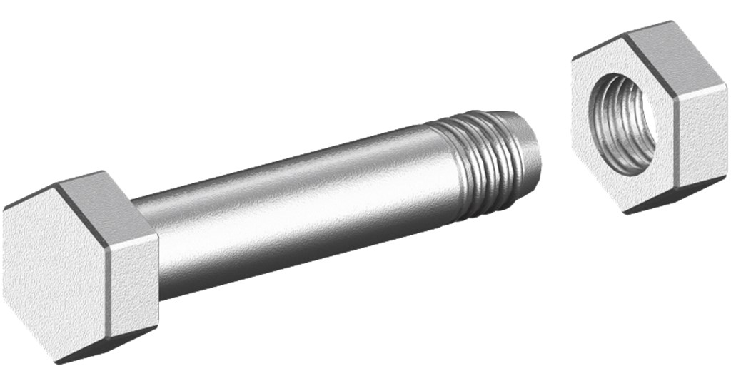 Layher | met moer M12x60 mm speciaal staal